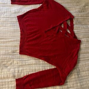 Red sweater